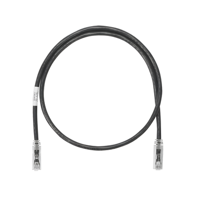 Cable de Parcheo UTP Categoría 6, con Plug Modular en Cada Extremo - 7.62 Metros (25 Pies) - Negro