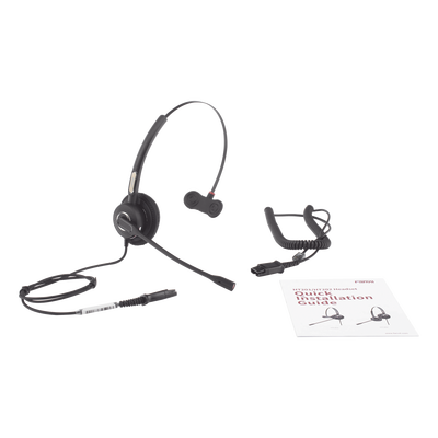 Diadema monoaural con tecnología antishock para teléfonos IP FANVIL y Polycom con micrófono de cancelación de ruido, larga durabilidad - Imagen 7