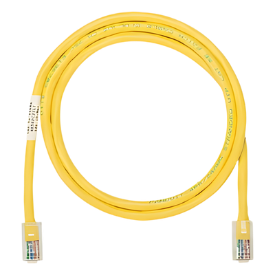 Cable de Parcheo UTP Categoría 5e, con Plug Modular en Cada Extremo - 1 Metro (3.28 Pies) - Amarillo - Imagen 2