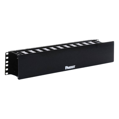 Organizador de Cables Horizontal PatchLink, Sencillo (Solo Frontal), Con Tapa Extendida, Para Rack de 19in, 2UR - Imagen 7