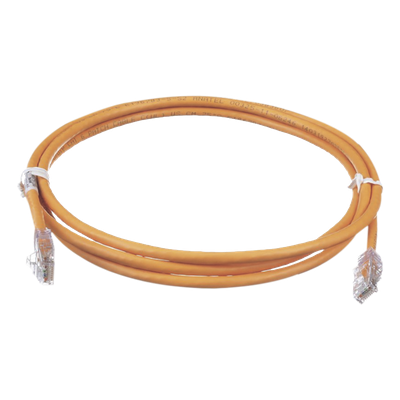 Cable de Parcheo TX6, UTP Cat6, 24 AWG, CM, Color Naranja, 0.91 Metros (3 Pies)