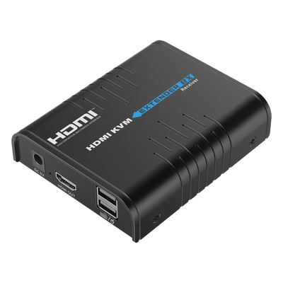 Receptor Compatible para Kits TT373KVM4.0 | Resolución 1080P @ 60 Hz | Soporta STP y UTP CAT6 | Control IR | Compatible con Switch Gigabit para control KVM múltiple.