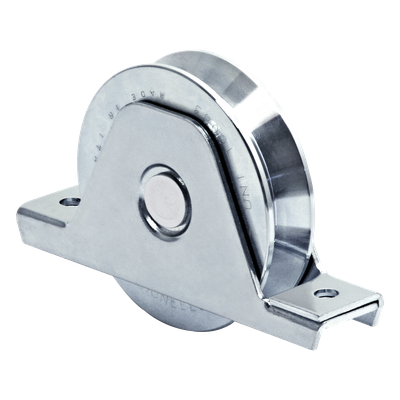 336V - Rueda de 14 cm / Capacidad Para Puertas de Hasta 420 kg / Canal Tipo "V"