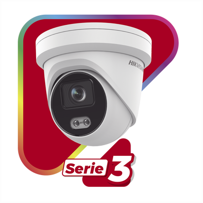 Turret IP 4 Megapixel / Imagen a color 24/7 / Lente 4 mm / Luz Blanca 40 mts / Exterior IP67 / Micrófono Integrado / WDR 120 dB / Audio y Alarma / Onvif / MicroSD - Imagen 3