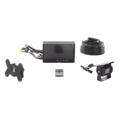 Sistema Profesional de Cámara de Reversa y Monitor Alámbrico para Vehículos de Trabajo y Montacargas - Imagen 12