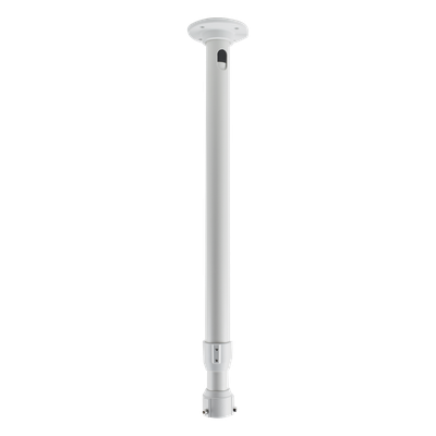 Montaje de techo telescópico tipo tubo para PTZ Hikvision, largo 60 cm - 120 cm
