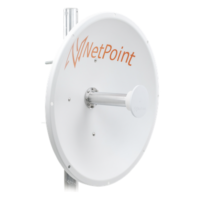 Antena Direccional de alto rendimiento / diámetro de 60 cm / 4.9-6.4 GHz / Ganancia 30 dBi / SLANT de 45 ° y 90 ° / Ideal para 30 km / Conector N-Hembra / Montaje y jumpers incluidos. - Imagen 4