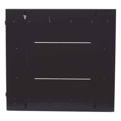 Gabinete PanZone de Montaje en Pared, de 19in, Puerta con Ventana de Seguridad, 12 UR, 762mm de Profundidad, Color Negro - Imagen 6