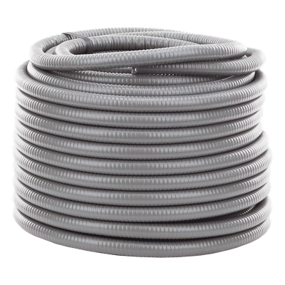 Tubo Flexible tipo Liquidtight de 3/4" (19 mm). Acero + PVC. Rollo de 50 Metros. - Imagen 3