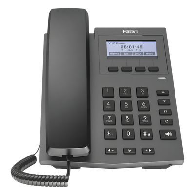 Teléfono IP empresarial para 2 lineas SIP con pantalla LCD 128 x 48 Px y conferencia de 3 vías, PoE - Imagen 5