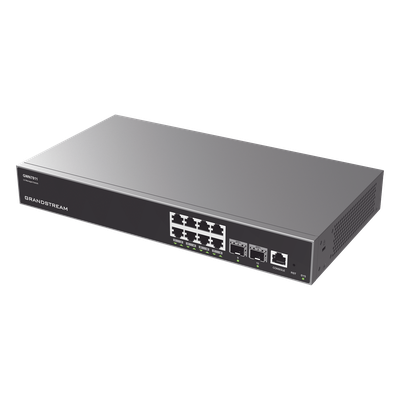 Switch Capa 3 Administrable / 8 puertos 10/100/1000 Mbps + 2 Puertos SFP+ 10 Gigabit / Compatible con GWN Cloud. - Imagen 3