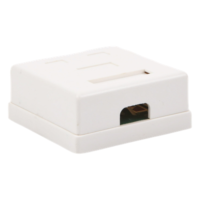 Caja de Pared con 2 Puertos, Incluye 2 Jacks UTP Cat5e Keystone - Imagen 4