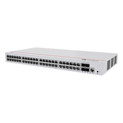 Switch de Distribución/Core Gigabit Administrable PoE Capa 3 / 48 puertos 10/100/1000 Mbps (PoE) / 4 Puertos 1GE SFP Uplink / ERPS / Rutas Estáticas / iStack / PoE Perpetuo / 380W / Administración Nube Gratis - Imagen 5