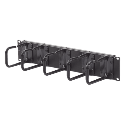 Organizador de cable, para montaje aéreo, con 5 soportes, 2UR - Imagen 3
