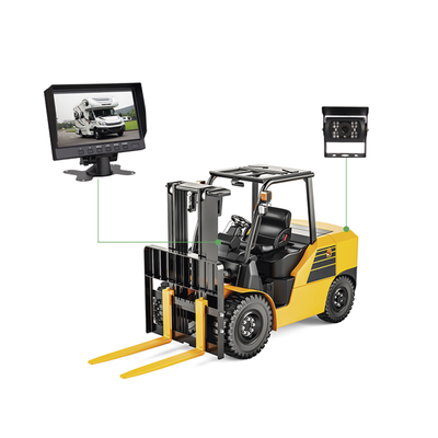 Sistema Profesional de Cámara de Reversa y Monitor Alámbrico para Vehículos de Trabajo y Montacargas - Imagen 8