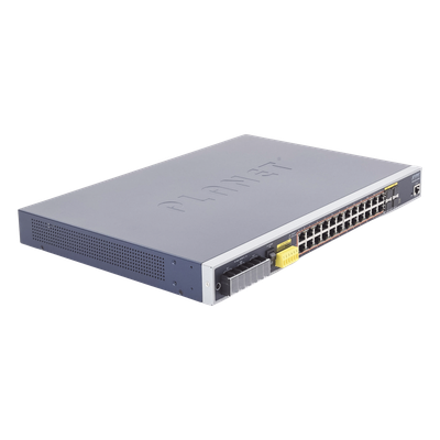Switch PoE Industrial Capa 3, Con 24 Puertos PoE Gigabit 802.3af/at, 4 Puertos SFP Compartidos 100 / 1000X, Soporta temperaturas extremas de -40 ~ 75°C - Imagen 4