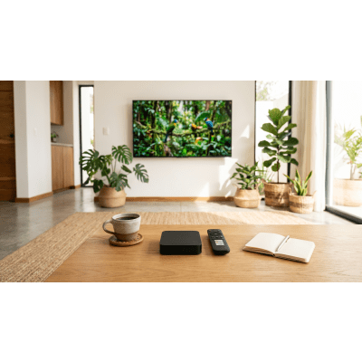 STB 4K Android con Google TV / Alto Rendimiento / Conexión Wi-Fi y por Cable / Control Remoto Bluetooth / Salida HDMI / APP Hik Connect Pre-instalada / Software de Gestion para ISPs/ Para modo desarrollador leer la nota en la descripcion - Imagen 11