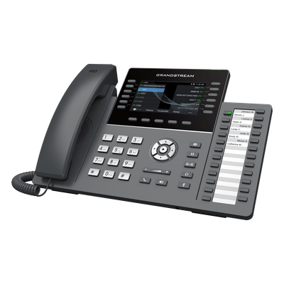 TELÉFONO IP PROFESIONAL DE 12 LÍNEAS / 24 TECLAS DE EXTENSIÓN PROGRAMABLES / WI-FI 6 / POE INTEGRADO / PANTALLA LCD 4.3 PULGADAS / SEGURIDAD DE NIVEL EMPRESARIAL / BLUETOOTH INTEGRADO / COMPATIBLE CON GDMS / AUDIO HD CON NOISE-SHIELD - Imagen 4