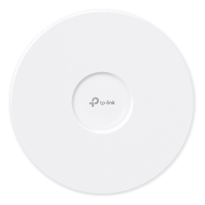 Punto de Acceso Omada / Wi-Fi 7 BE11000 MU-MIMO 2x2 / 1 Puerto 10 Gbps / Mesh Omada / Operaciones Multiencale (MLO) / Configuración por Controlador o Stand-Alone / Para Montaje en Techo/pared / Alimentación PoE+ 