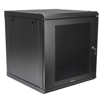 Gabinete de Pared con Puerta Perforada, 635mm de Profundidad, 12U Rack de 19 in, Acero Reforzado - Imagen 5