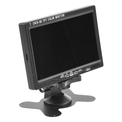 Monitor 7" TFT-LCD ideal para colocar en vehículos o DVR/NVR. Entradas de video HDMI, VGA y RCA (CVBS) - Imagen 4