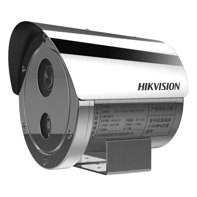 Bala IP 4 Megapixel / Lente Mot. 2.8 a 12 mm / Anticorrosión (SUS304) / Antiexplosión (ATEX - IECEx) / Exterior IP68 / IK08 / 50 mts IR / WDR 120 dB / ONVIF / PoE / Micro SD