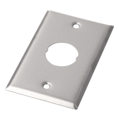 Placa de Pared IndustrialNet?, Para 1 Conector Industrial, de Acero Inoxidable - Imagen 4