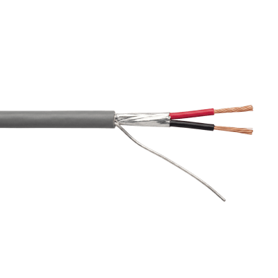 Cable 2 x 18 AWG / Blindado / 305 Metros (1000 Pies) / Riser / UL / Color Gris / Hecho en México - Imagen 3