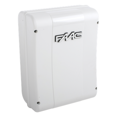 Cuadro de mando FAAC E024S para operadores abatibles  FAAC S418 y FAAC 770N 