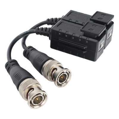 Kit de Transceptores (Baluns) con Terminal PUSH SUPERIOR, Resolución 4K , Cable flexible COAXIAL Blindado / COAXITRON / AUDIO POR COAXITRON / Menu OSD /Conector 100% COBRE / protección TVS, Calidad PREMIUM - Imagen 4