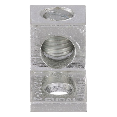 Conector Mecánico de Aluminio, de Un Orificio 1/4" y Un Barril, para Cable de 14 a 2 AWG. 1 Pieza - Imagen 3