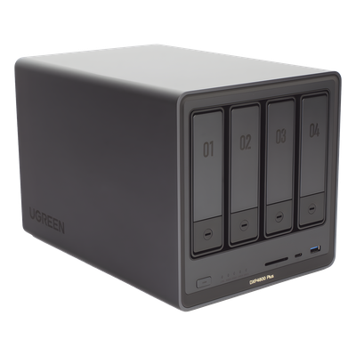 NAS UGREEN NASync DXP4800 Plus / Procesador Intel Pentium Gold 8505 5 Núcleos / 4 Bahías SATA + 2 M.2 NVMe PCIe 4.0 / 8GB DDR5 Expandible a 64GB / 10GbE + 2.5GbE / USB 3.2 Gen 2 Tipo C / HDMI 4K / Sistema Almacenamiento Conectado Red - Imagen 5