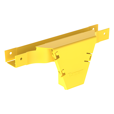 Accesorio en T con Conexión Horizontal y Bajada Vertical a 90º, Para Canaletas FiberRunner™ 2x2, Color Amarillo - Imagen 5
