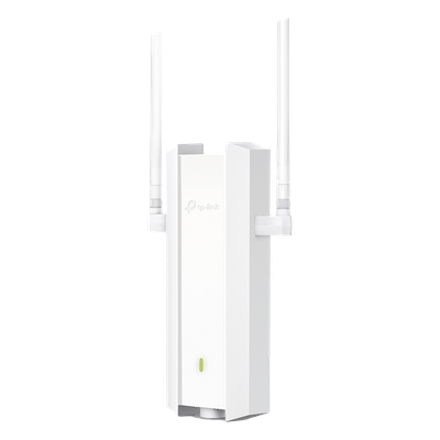 Punto de Acceso Omada Exterior / Wi-Fi 6 AX1800 MU-MIMO 2x2 / Mesh Omada / Alta Densidad de Usuarios / Carcasa Resistente IP67 / Configuración por Controlador o Stand-Alone / Para Montaje en Mástil/ Pared / Alimentación PoE+ 