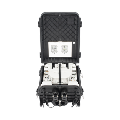 HUB Box Preconectorizada EASYCONN® de FiberHome para Exterior, IP68, Hasta 96 Empalmes, Incluye 2 Splitters 1*4 - Imagen 8