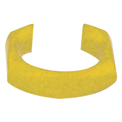 Clip de Identificación para Patch Cord Siemon, Color Amarillo, Bolsa con 25 Piezas