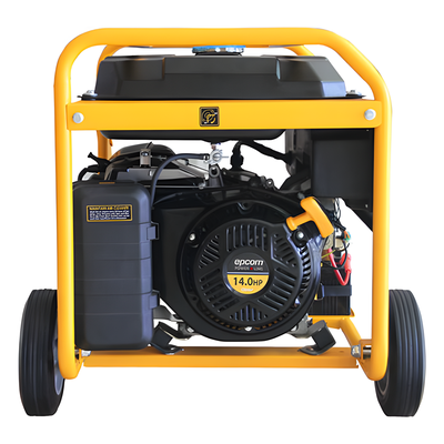 Generador a Gasolina / Planta de Emergencia de 6.5KW, 220Vac 2 Fases, Jaula con Ruedas para Fácil Traslado y Encendido Electrónico - Imagen 3