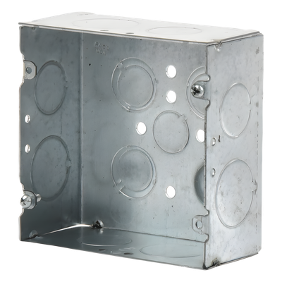 Caja Cuadrada 4 11/16" x 4 11/16"/ Profundidad 2- 1/8"/ 4 Entradas 1", 4 Entradas 3/4", 1 Entrada 1/2" y 3 TKO (1/2"-3/4"). - Imagen 5