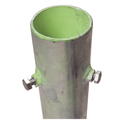 Base para Mástil Hasta 2" con Opresores, Base de 50 x 50 cm y Tubo de 80 cm Ced. 30. Galv. Inmersión. - Imagen 4