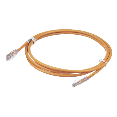 Cable de Parcheo TX6, UTP Cat6, 24 AWG, CM, Color Naranja, 2.13 Metros (7 Pies) - Imagen 4