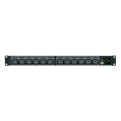 PDU Básico para Distribución de Energía, Enchufe de Entrada NEMA L6-20P, Con 13 Contactos C13, Instalación Horizontal de 19in, 1UR, 20 Amp, 220 Vca - Imagen 3