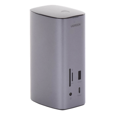 HUB USB-C (Docking Revodok Pro) 12 en 1 | 2 USB-A 3.0 | 1 USB-C PD Carga 100W | 1 USB-A 3.1 | 1 USB-C 3.1 | HDMI 4K | HDMI 8K Ultra HD | Display Port 4K | RJ45 (Gigabit) | Lector Tarjeta SD + Micro SD (TF) | Jack Audio 3.5mm. - Imagen 6