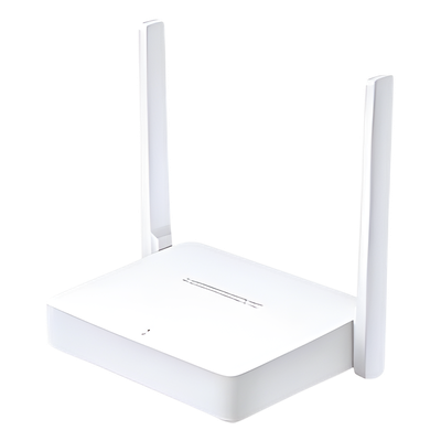 Router Inalámbrico WISP N 2.4 GHz de 300 Mbps 1 puerto WAN 10/100 Mbps 2 puertos LAN 10/100 Mbps versión con 2 antenas de 5 dBi