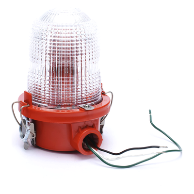 Luz de Obstáculo FAA Tipo L-810 / LED Rojo e Infrarrojo / Intensidad Baja / Consumo 12W / 120-240V AC / Intensidad 32.5 CD / Haz Vertical 10° / Cobertura 360° / Base Valox™ / IP65 - Imagen 4