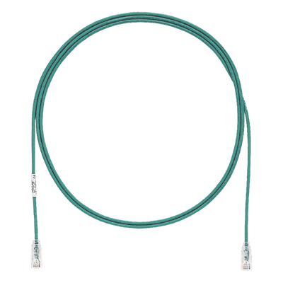 Cable de Parcheo UTP / Cat6 / 28AWG Diámetro Reducido / 9.14 m (30 ft) / LSZH / Verde