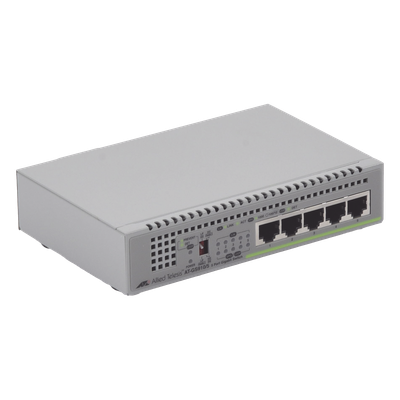 Switch Gigabit No Administrable, 5 Puertos 10/100/1000 Mbps fuente de alimentación interna