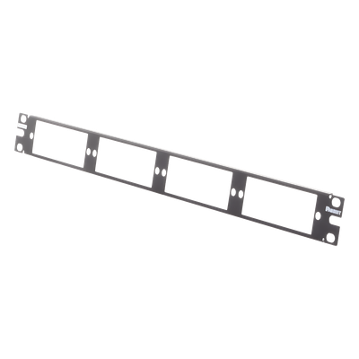 Patch Panel de Fibra Óptica, Para 4 Placas Acopladoras FAP o FMP, Color Negro, 1UR - Imagen 6