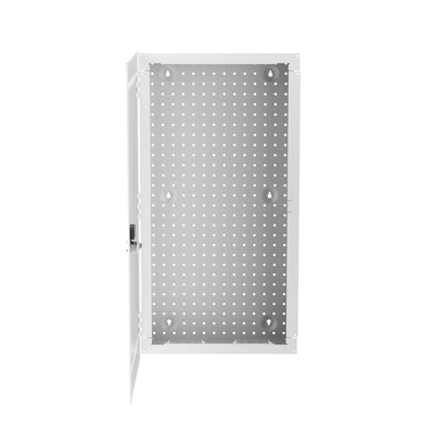 Gabinete Multipropósito de Montaje en Pared, de 28 in de Altura, Con Puerta Reversible, Fabricado en Acero, Color Blanco - Imagen 3