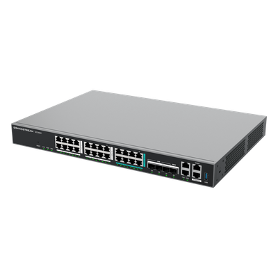 Router Todo-en-Uno GCC6021 con PBX de 50 Extensiones + Firewall + VPN + Switch de 16 Puertos GbE + 4x SFP+ 10 GbE y 8x 2.5 GbE / Gestión en la Nube con GDMS - Imagen 4