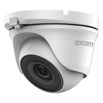 Turret TURBOHD 5 Megapíxel / 85° de Visión / Lente 2.8 mm / Exterior IP66 / IR EXIR 20 mts / TVI-AHD-CVI-CVBS / Metal 